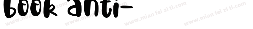book anti字体转换